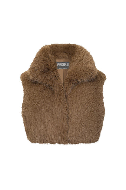 Alpine Cloud Faux Fur Vest