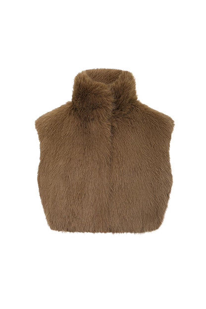 Alpine Cloud Faux Fur Vest