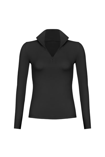 Long Sleeve Half Zip Top
