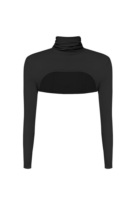 Long Sleeve High Neck Layering Top