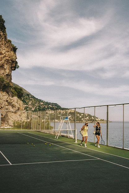 Mirto Knit Button Tank Top & Mirto Knit Tennis Skirt