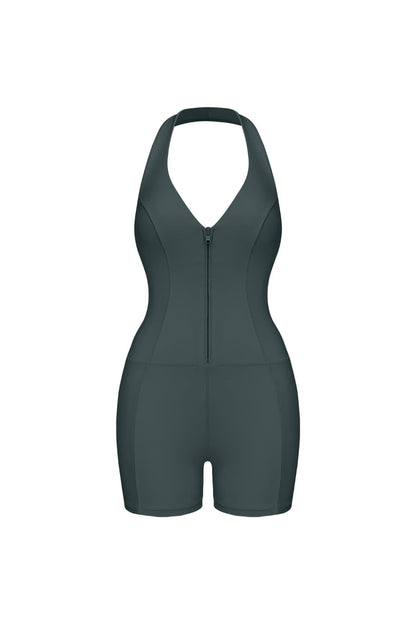 Riviera Hourglass Zip Front Romper