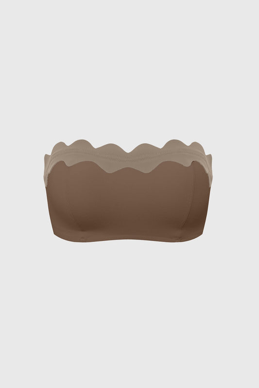 Scallop Contrast Bandeau