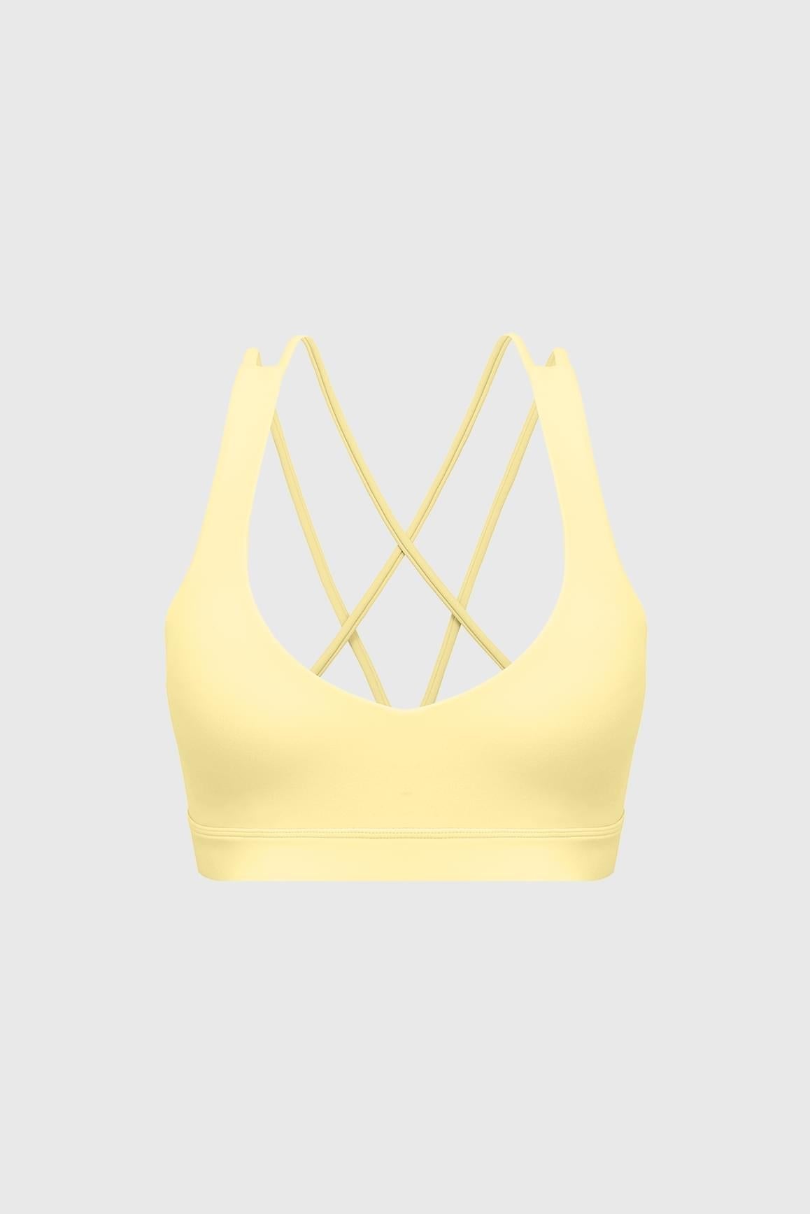 Scoop Neck Crossback Bra