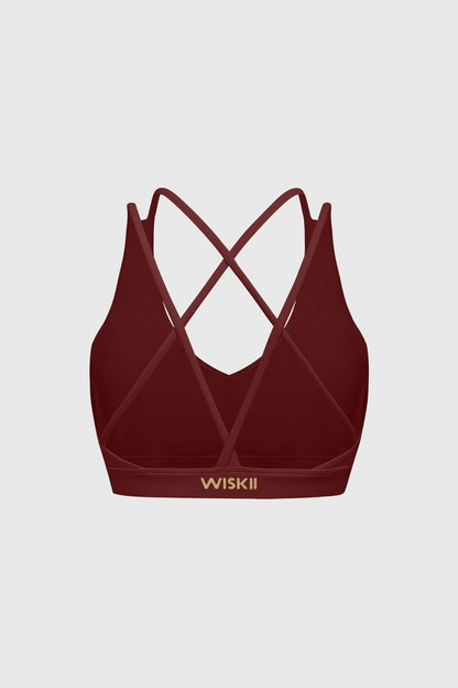 Scoop Neck Crossback Bra