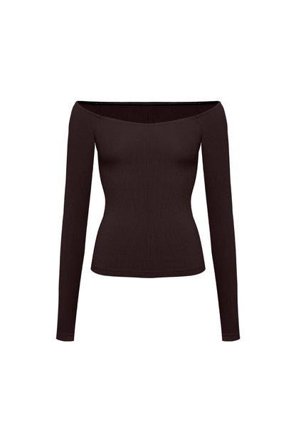 Sculpt Off-Shoulder Top