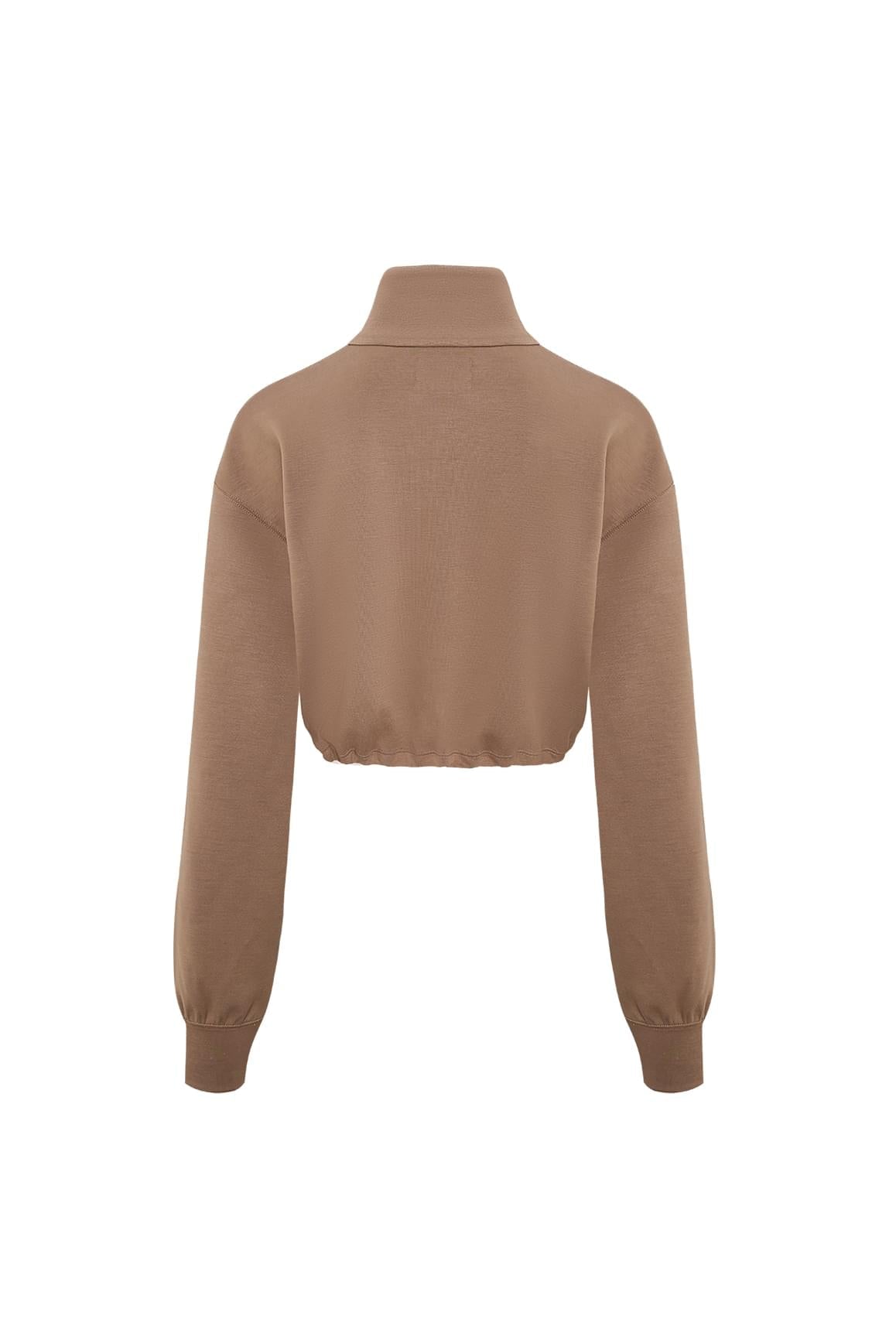 Serene Cropped Half-Zip Pullover