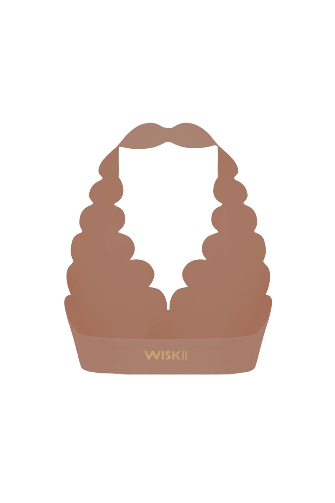 V-Cut Scallop Halter Bra