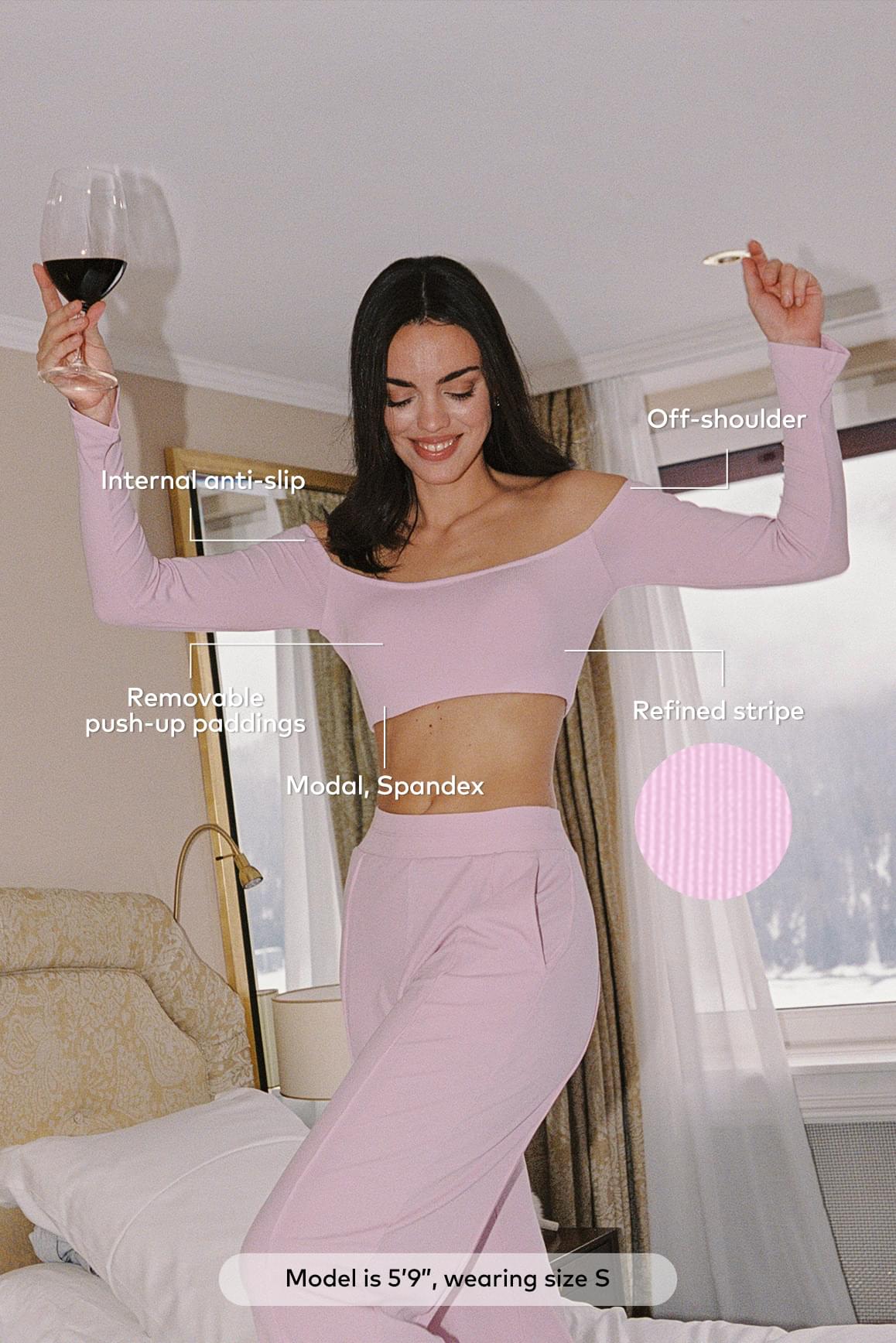 Verve Off-Shoulder Crop Top